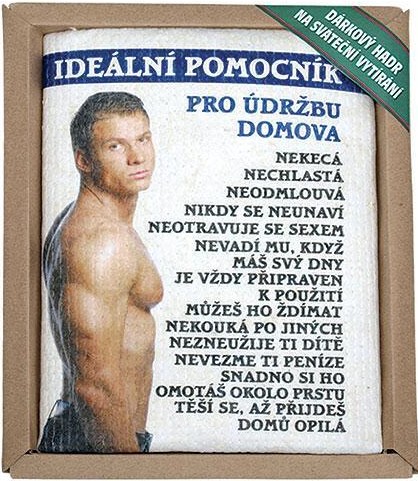 Dárkový hadr na sváteční vytírání - ideální pomocník