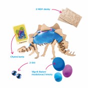 Dinosaiři - modelovací sada - Stegosaurus (2/3)