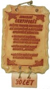 Jubilejní certifikát - různé druhy věků (1/2)
