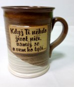 Keramický hrnek s texty (7/11)