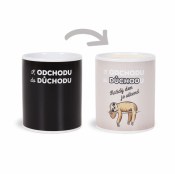 Měnící hrnek k odchodu do důchodu (1/2)