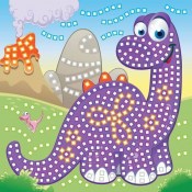 Mozaikový obrázek - dino (2/2)