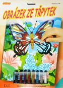 Obrázek ze třpytek - Motýl (1/2)
