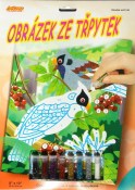 Obrázek ze třpytek - ptáčci (1/2)