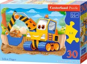 Puzzle Castorland - žutý bagr