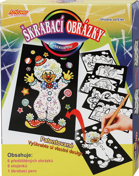 Škrábací obrázky - překvapení